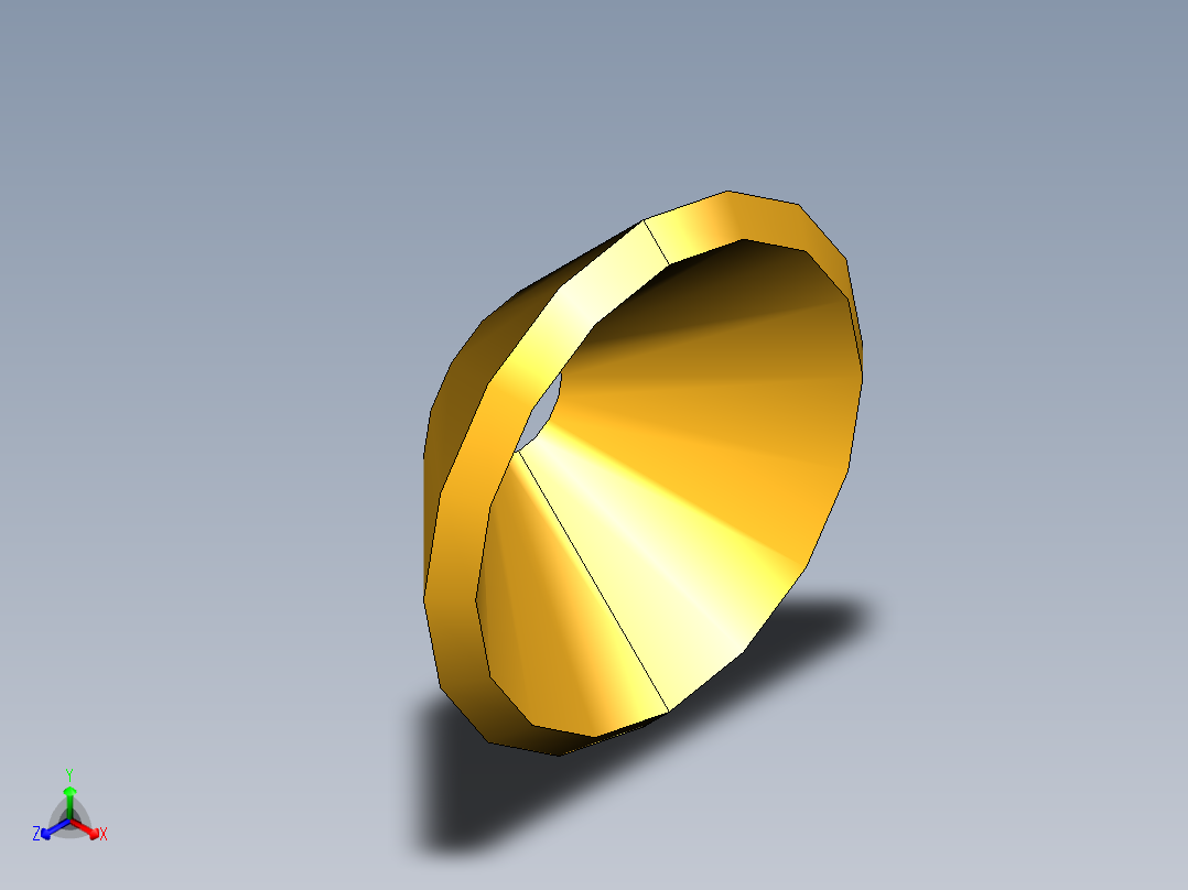 扩口式工业通用硬管接头Copper Flare Gasket 2GF-4正等轴测图