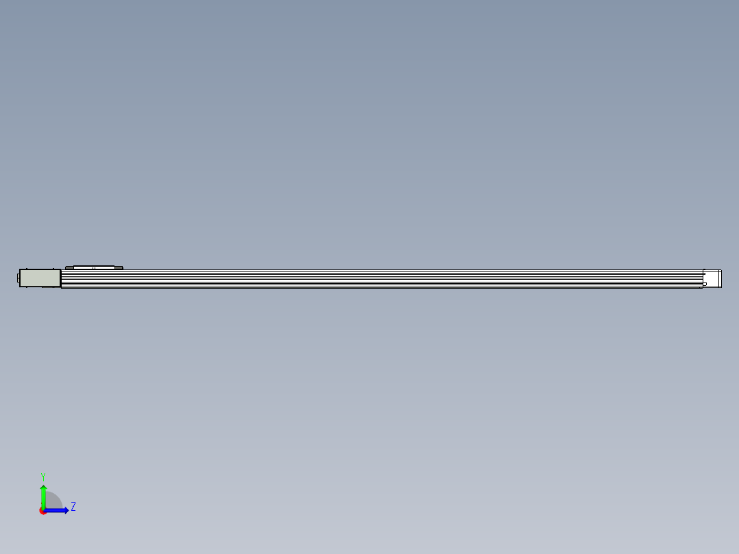 同步带滑台-欧规BC6H-L60-S2100-L-ZP40-D3左视图