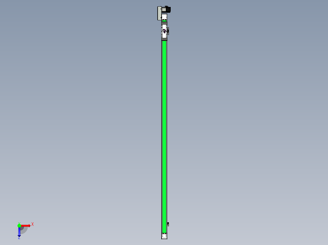 同步带滑台-欧规BC6H-L60-S2100-L-ZP40-D3俯视图