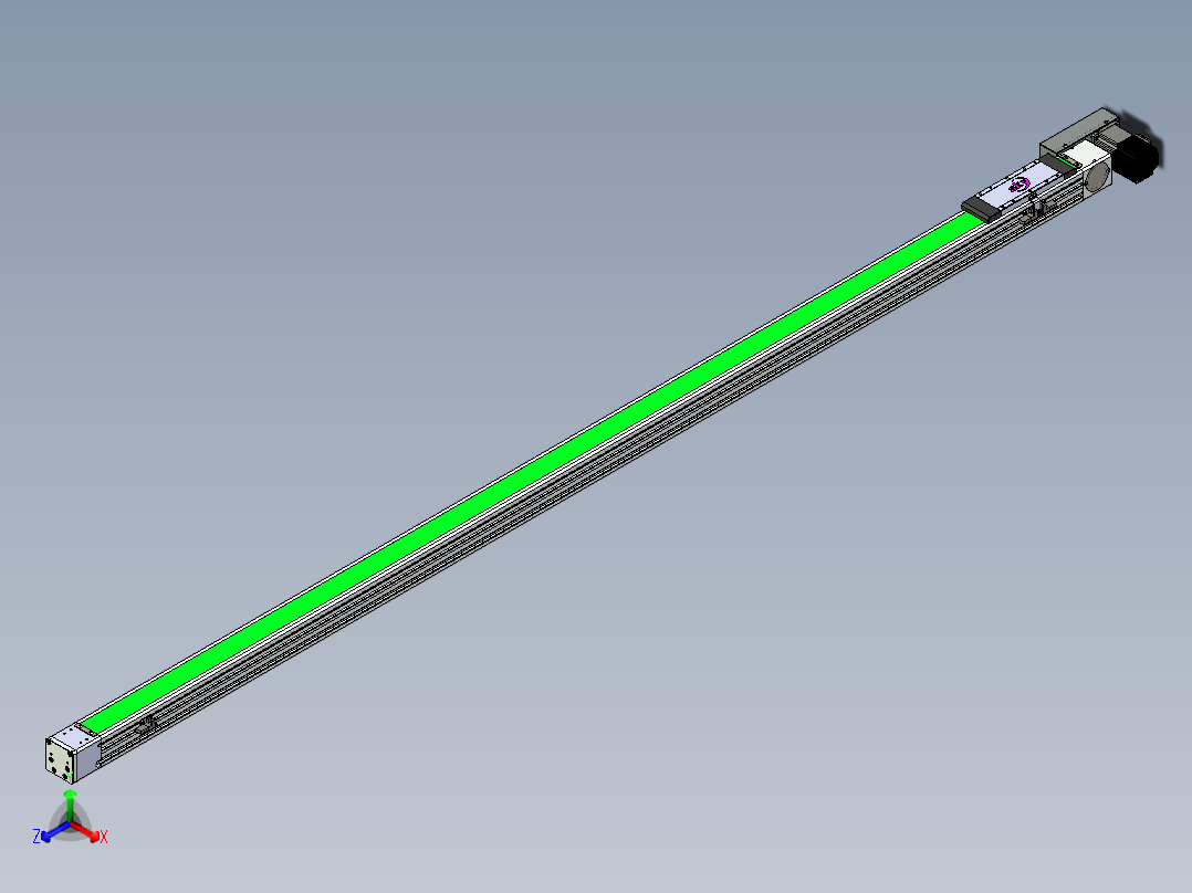 同步带滑台-欧规BC6H-L60-S2100-L-ZP40-D3正等轴测图