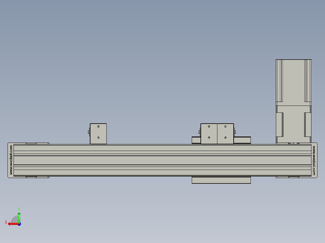 威洛博LB.GB同步带传动--欧规系列EBF5-L11-S200-BR-P20-C4后视图