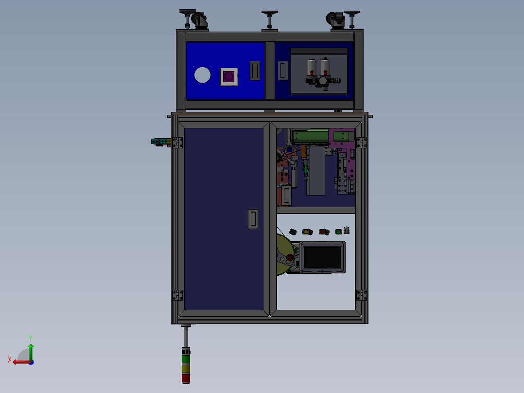 大产能易撕贴胶纸机sw18后视图