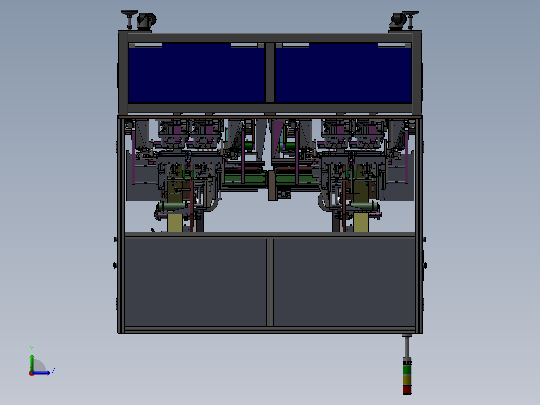 大产能易撕贴胶纸机sw18左视图