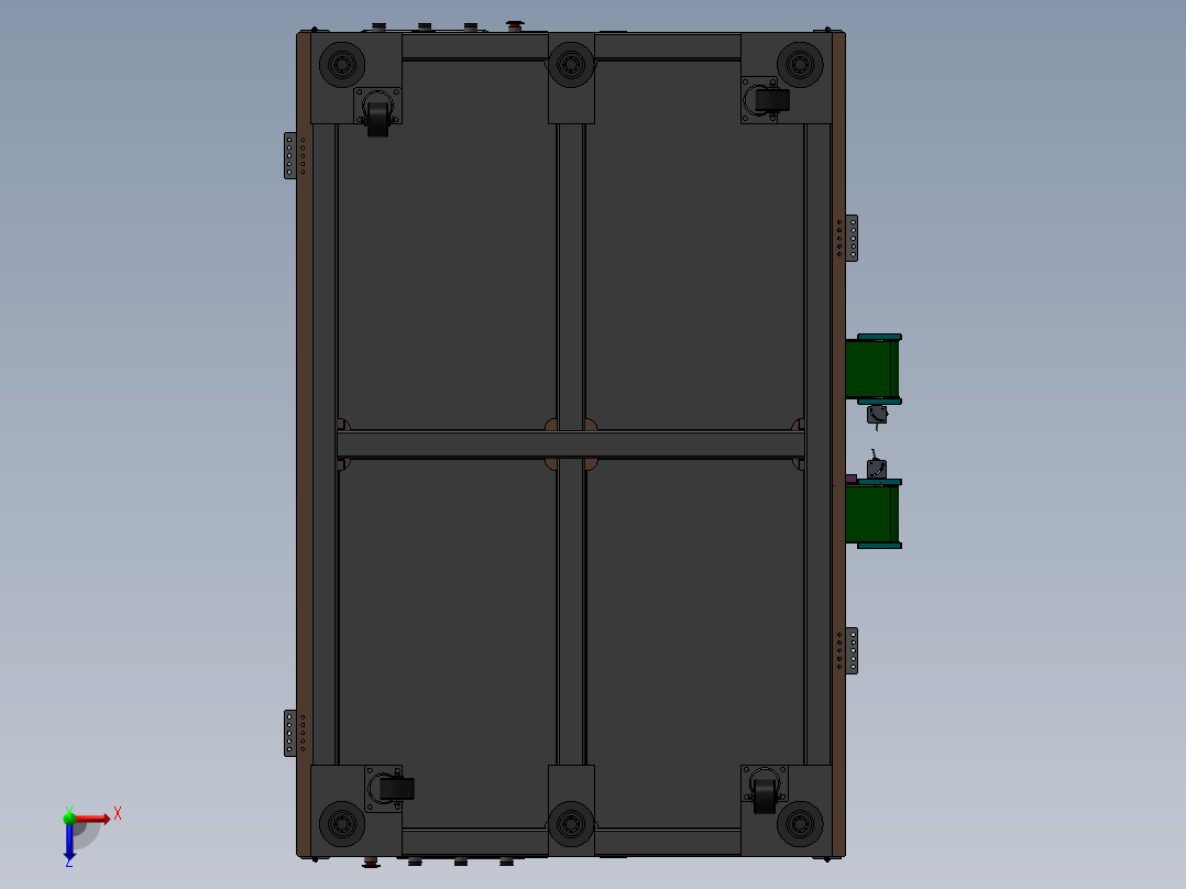 大产能易撕贴胶纸机sw18俯视图