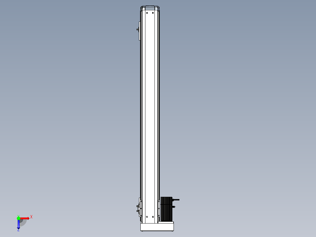Toyo东佑达直线模组-ETH12-950-BL-200W+煞車俯视图