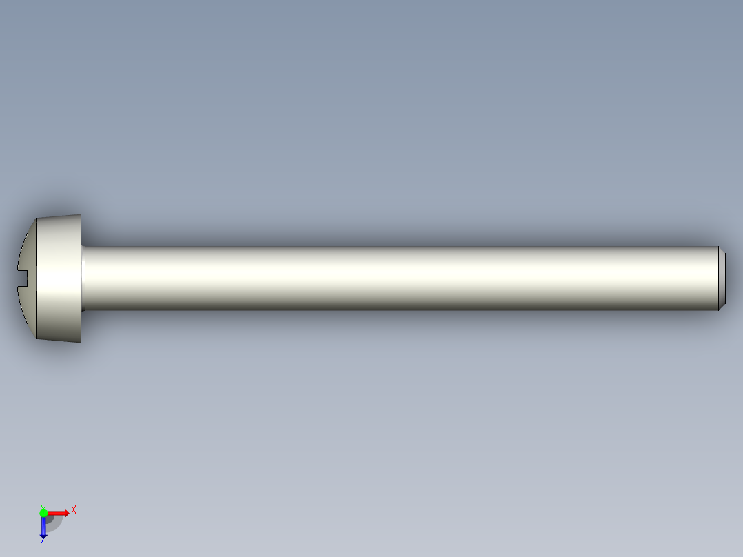 Cross_recessed_head-M4-40-20-4-8-5.6.stp螺钉-俯视图