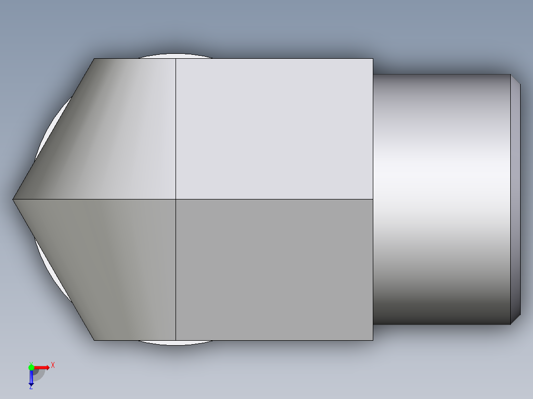 卡套式工业通用硬管接头EO_Adjustable_Locknut_elbow_WEE16SMOROMDCF俯视图