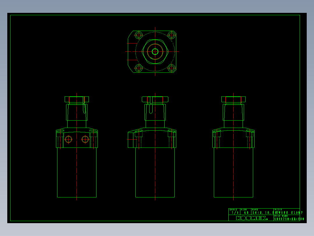 LHS0750-SR-Y60多系列多零件图纸模型