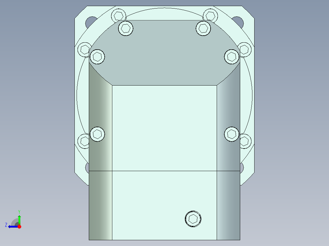 直齿ZPLX220-L1 35-114.3-200-M12.stp右视图