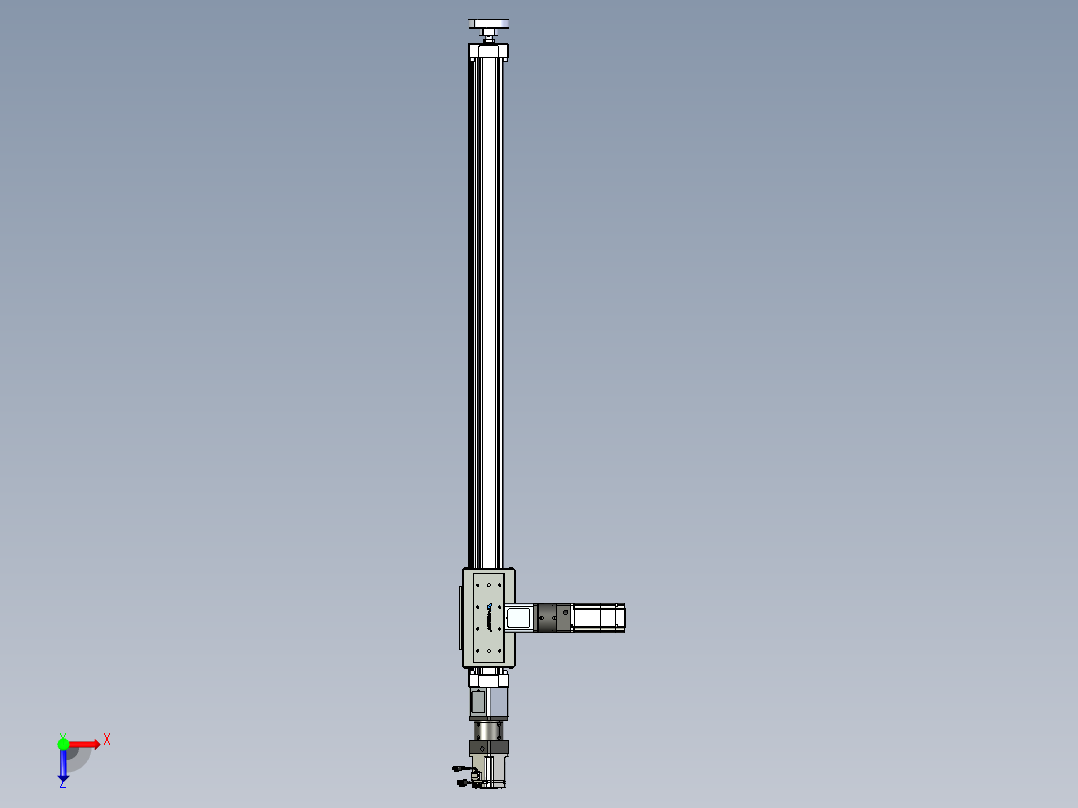 威洛博直线电机模组EB8ZR-L200-S1380-LZP75B5K-ZP755K-MS3俯视图