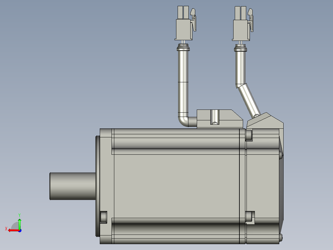 750W MHMD伺服马达后视图