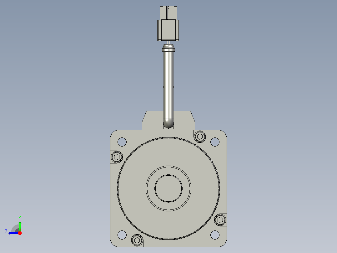 750W MHMD伺服马达右视图