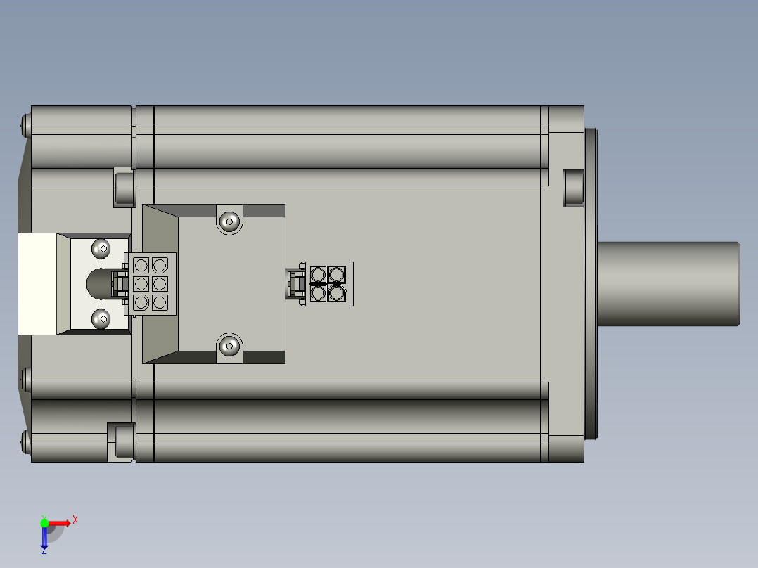 750W MHMD伺服马达俯视图