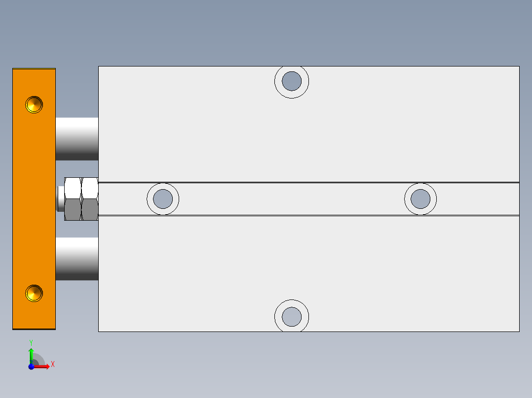 气缸TN20X40S前视图