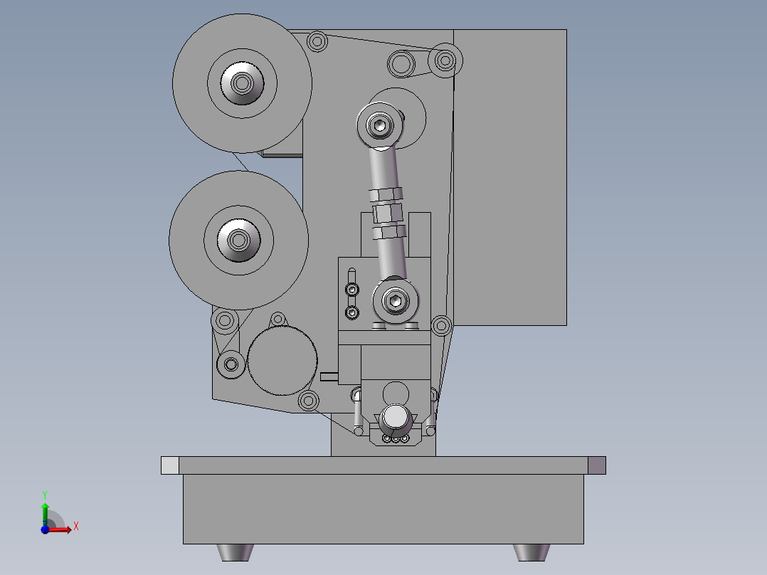 日期打印机前视图