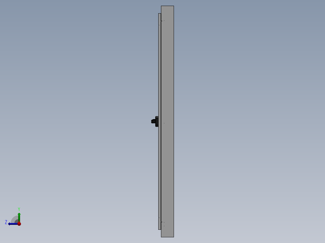 木模块窗右视图