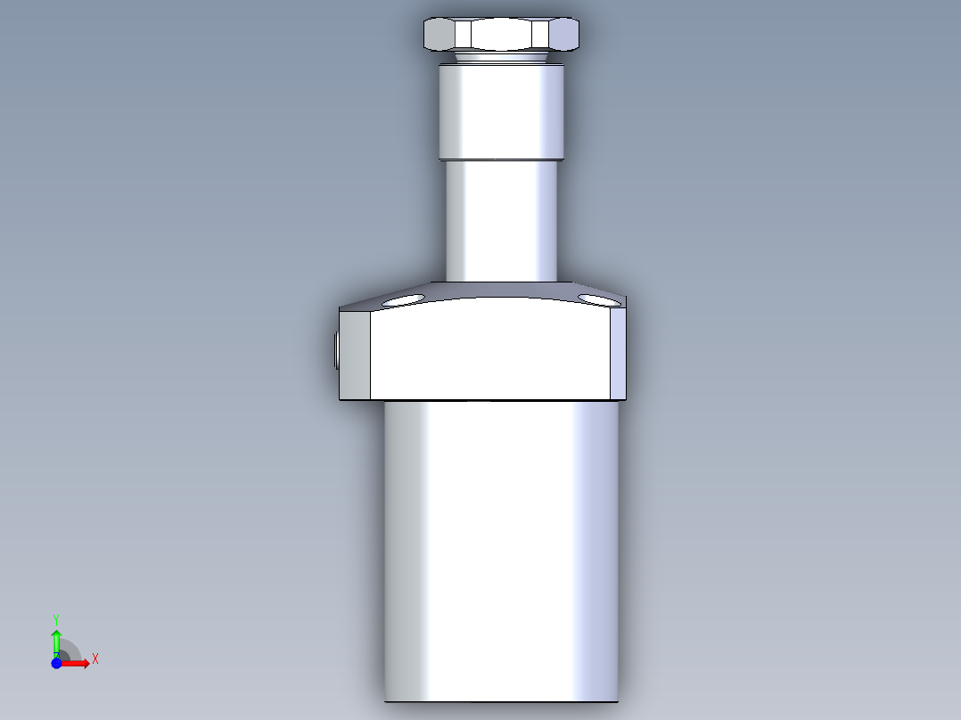 KOSMEKLHA0750-GL-Q25多系列多零件图纸模型前视图