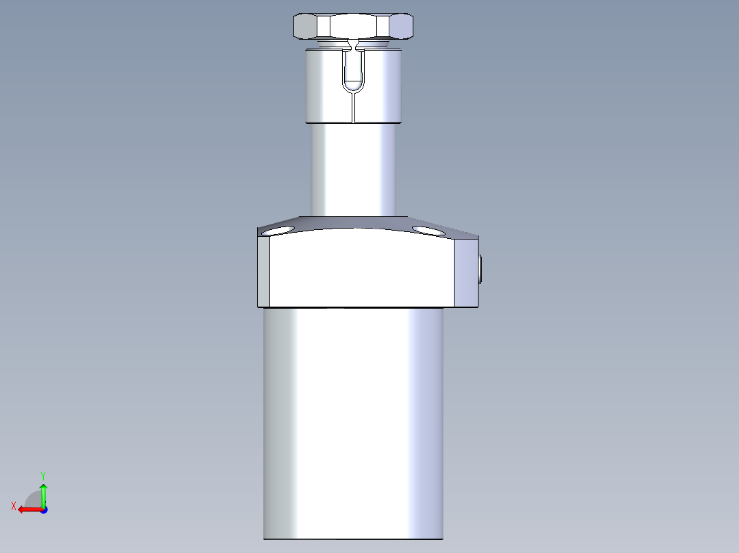 KOSMEKLHA0750-GL-Q25多系列多零件图纸模型后视图