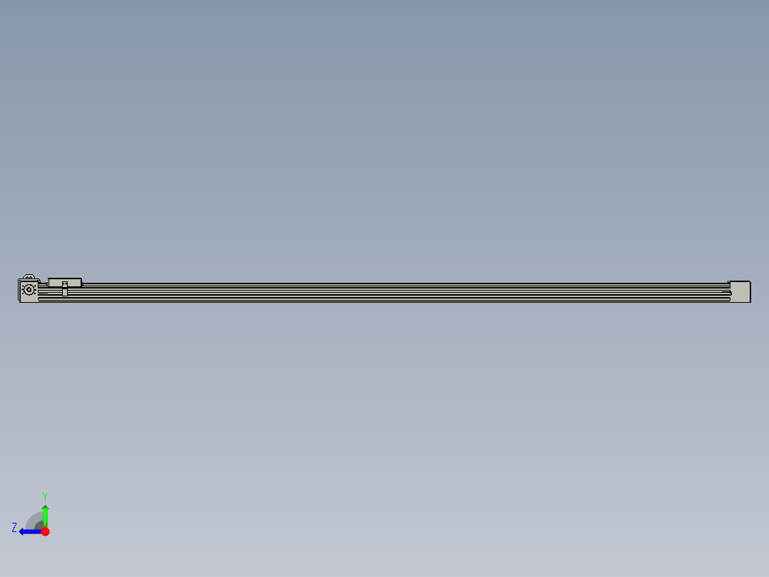 威洛博直线电机模组EB4-L80-S1700-R-57-MS3右视图