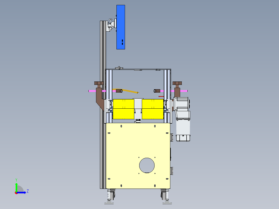 盒子外观检测流线sw19可编辑左视图