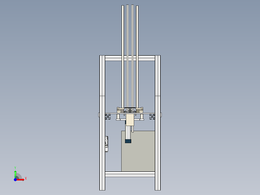 叠料机（制罐行业前视图