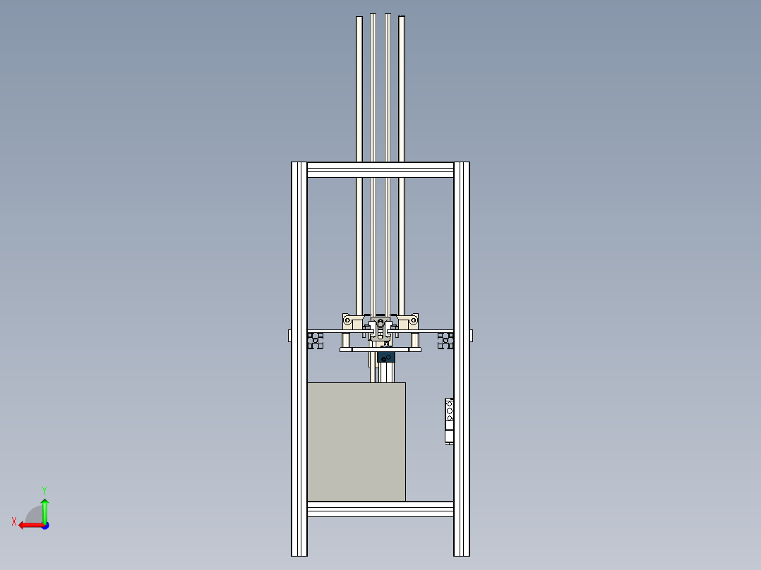 叠料机（制罐行业后视图