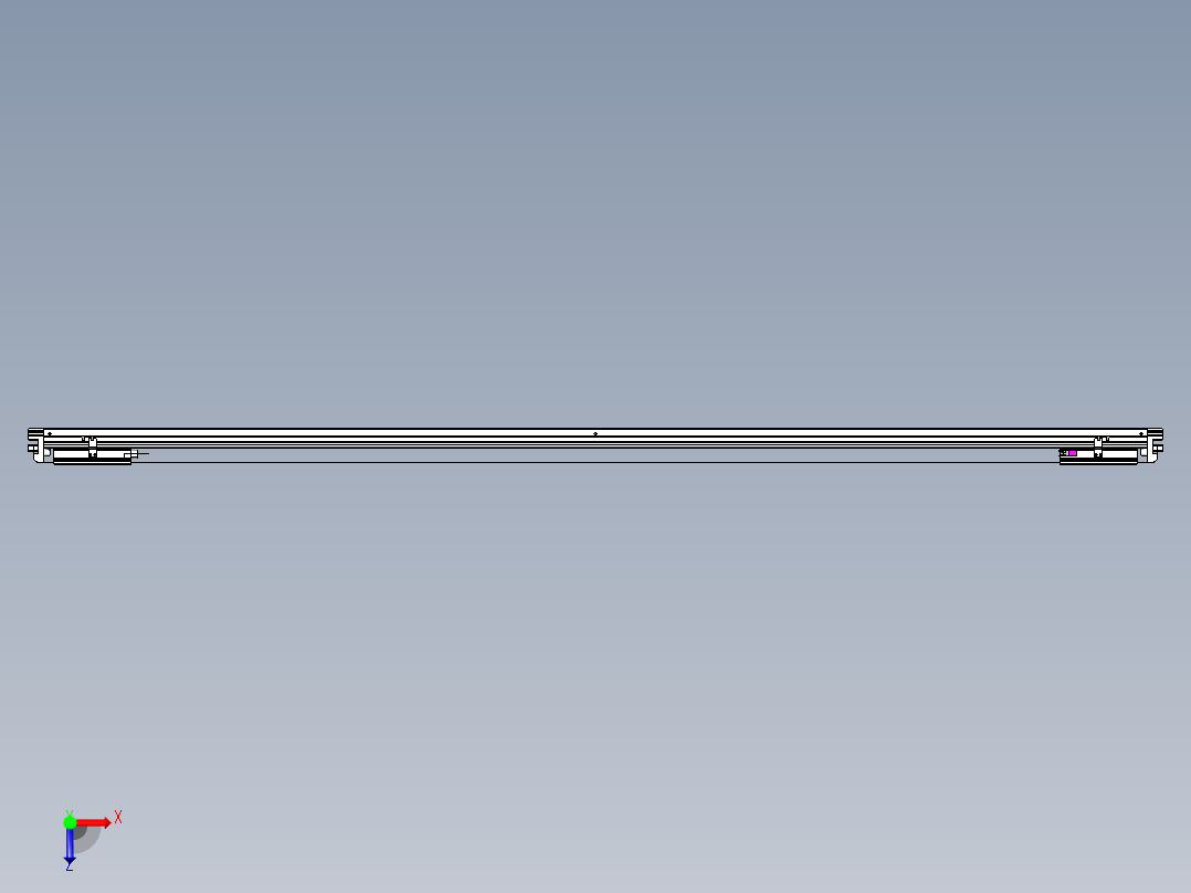 威洛博VL系列3d模型模组2VL14S2Y-S2150俯视图