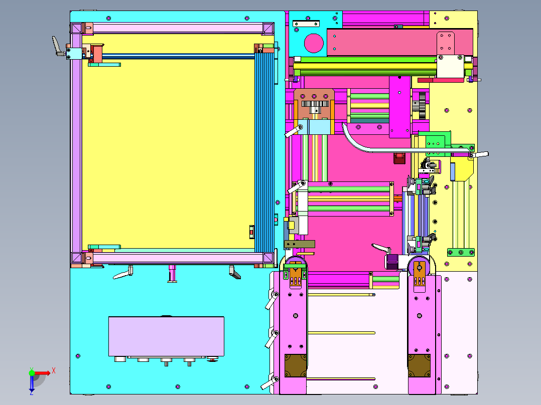 03折彩盒设备俯视图