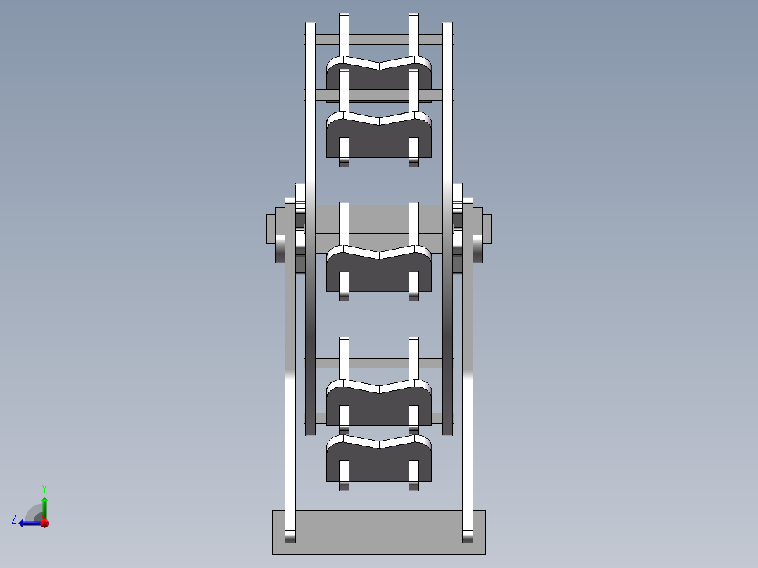 摩天轮模型右视图