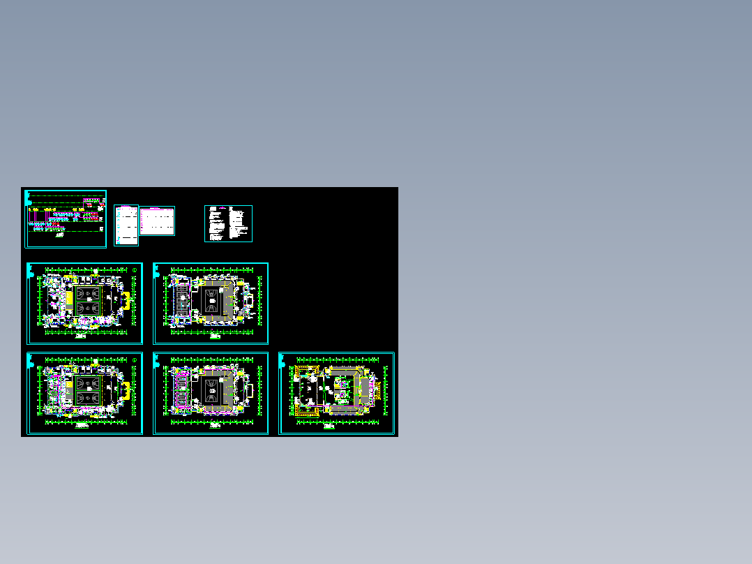 某医科大学综合体育馆暖通设计图
