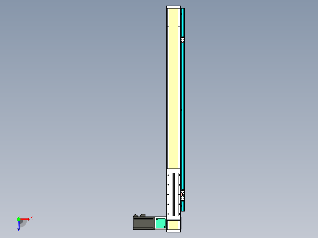欧规系列-LB6-L130-C-S700-BR-P40-D3俯视图