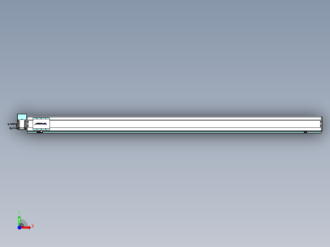 威洛博VBC同步带传动一无尘环境VBC14-L45-S2500-BRU-ZP75-C3前视图