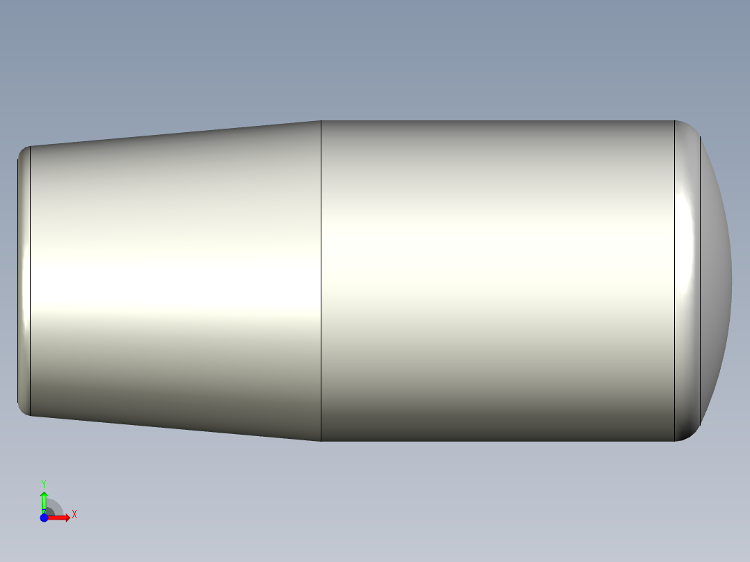 把手I.580N-3D多系列多零件图纸模型前视图