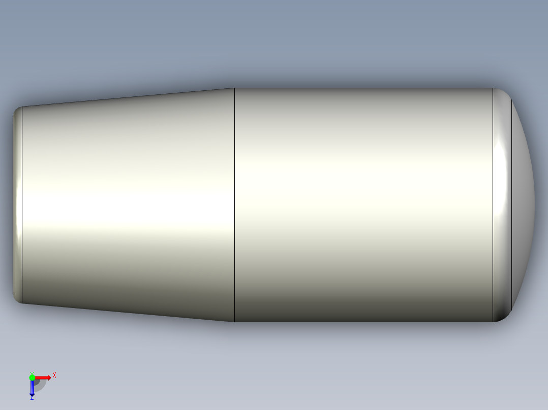 把手I.580N-3D多系列多零件图纸模型俯视图