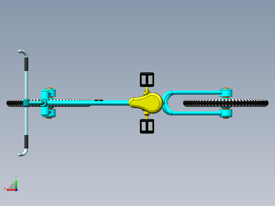 13---自行车sw2006三维图纸模型设计图纸后视图