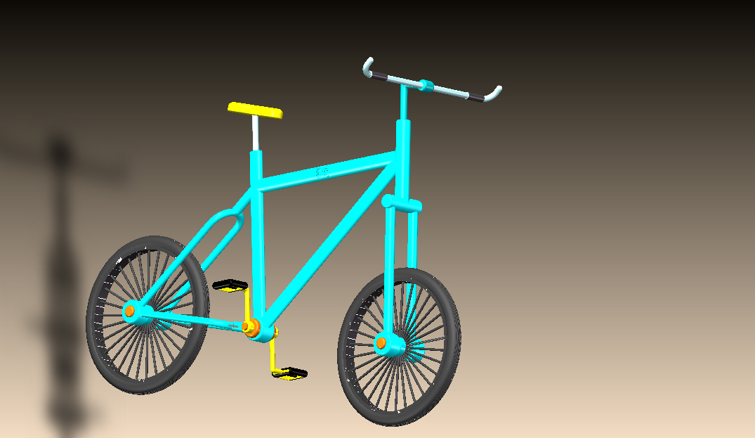 13---自行车sw2006三维图纸模型设计图纸