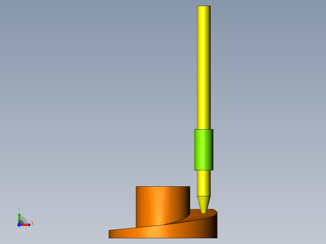 圆柱凸轮前视图