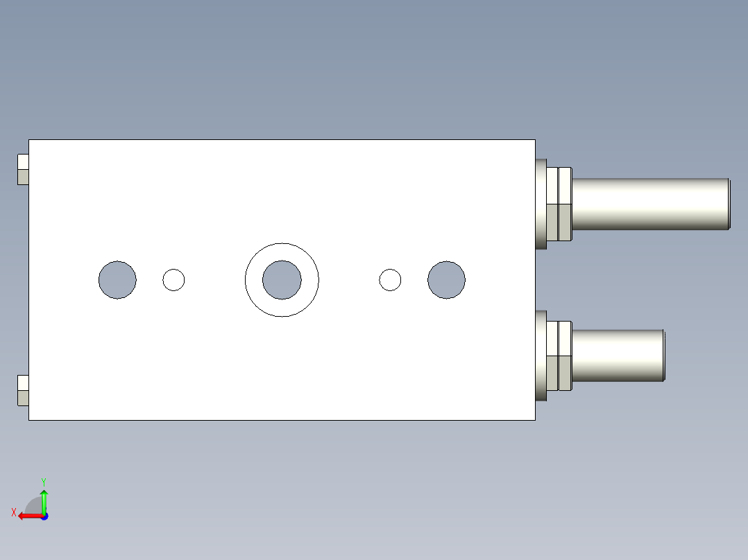 旋转气爪PRC20ST-90后视图