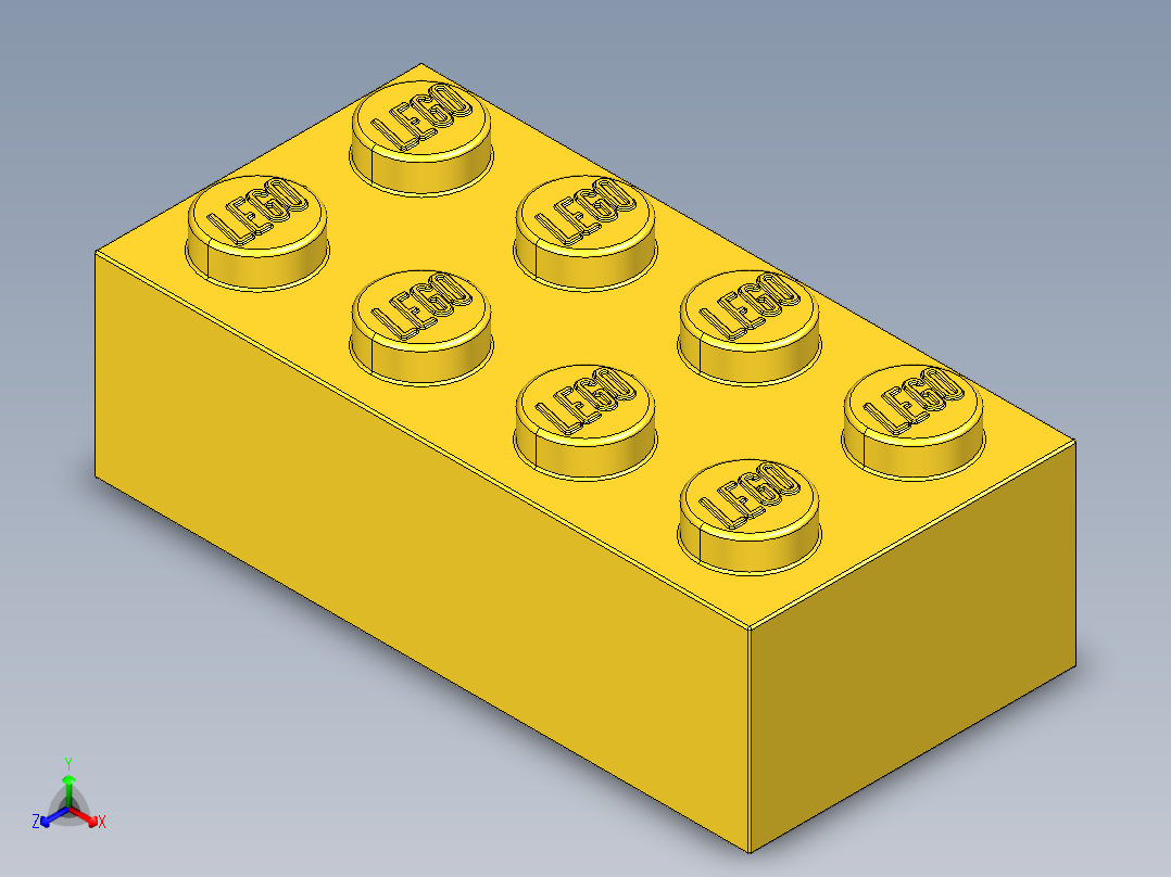 乐高套装 4421基本积木-300124 Bright Yellow Brick 2 x 4.STEP
