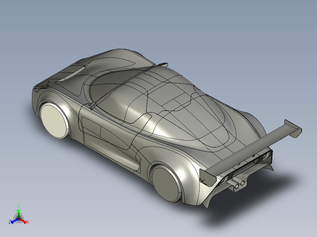 汽车车身 (85)正等轴测图