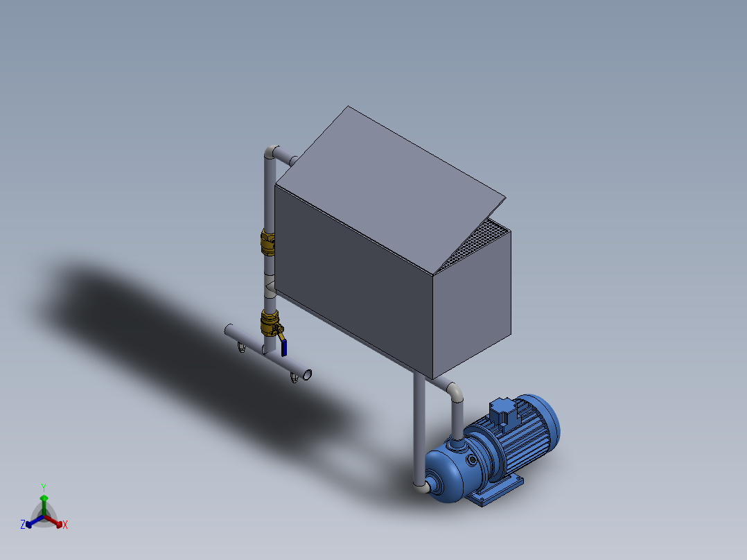 液箱正等轴测图
