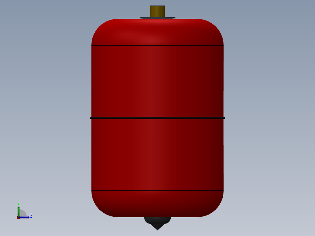 水圈300 x 200毫米左视图
