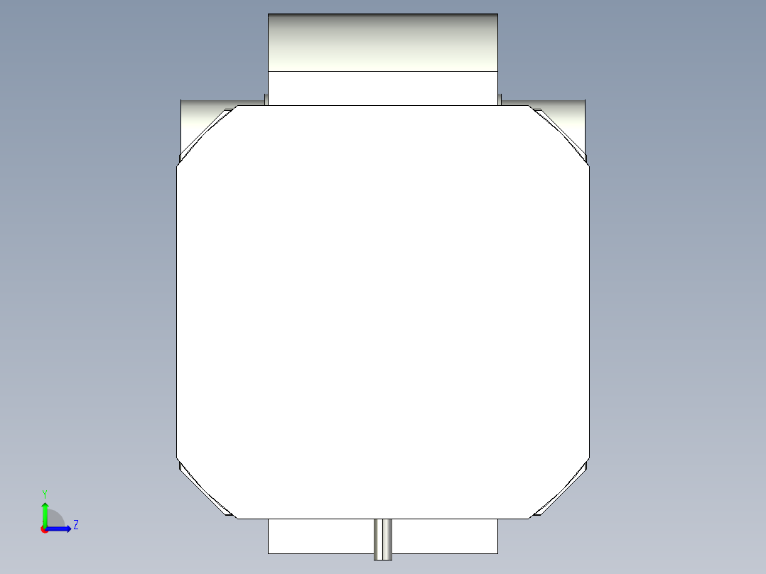 德克斯TUNKERS气缸数模KS_160_2_BD_A00_T08_135GRAD左视图