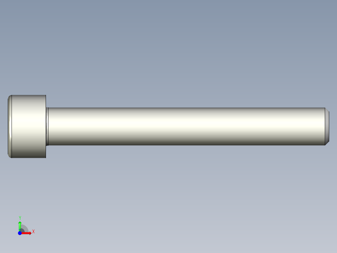 螺钉-DIN_912-M6x45.stp前视图