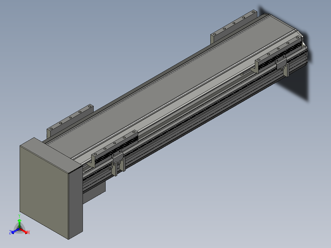 直线模组LHA170-S550-D设计图纸