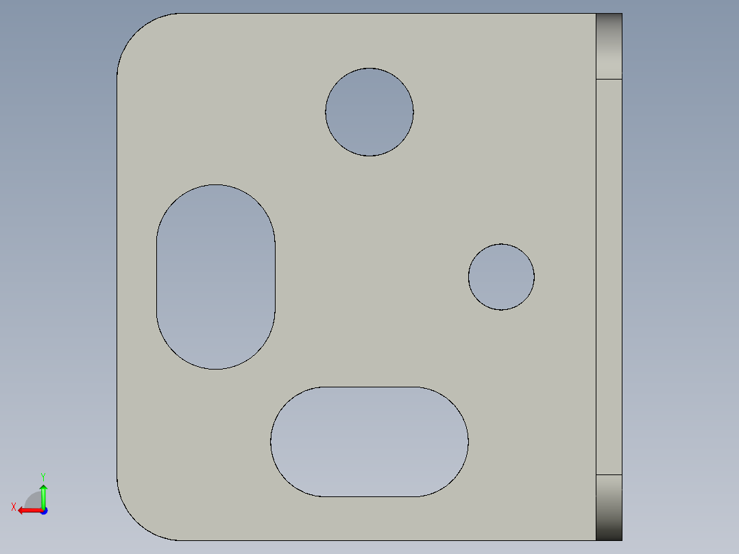 基恩士LX2-11_12_bracket1_kc图纸模型后视图