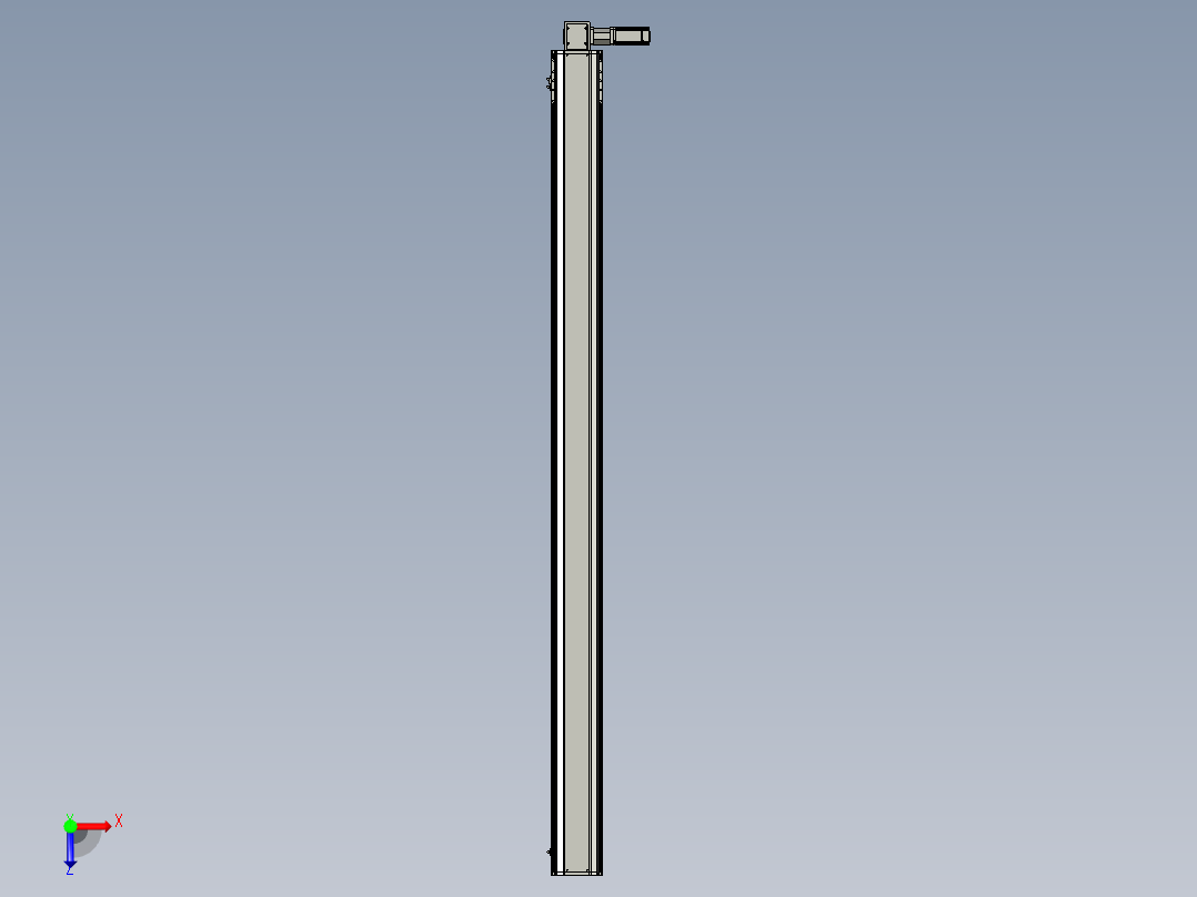 东锦同步带传动-直线滑台模组DH170B-L150-S2450-BL-P400W-C3俯视图
