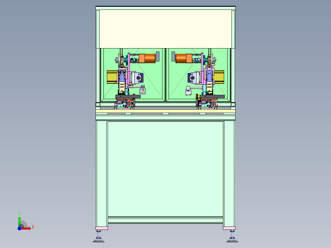 自动易撕贴前视图