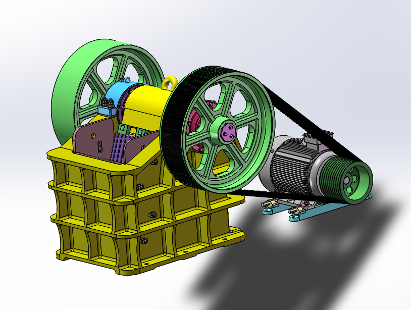 PE400×600复摆颚式破碎机的设计