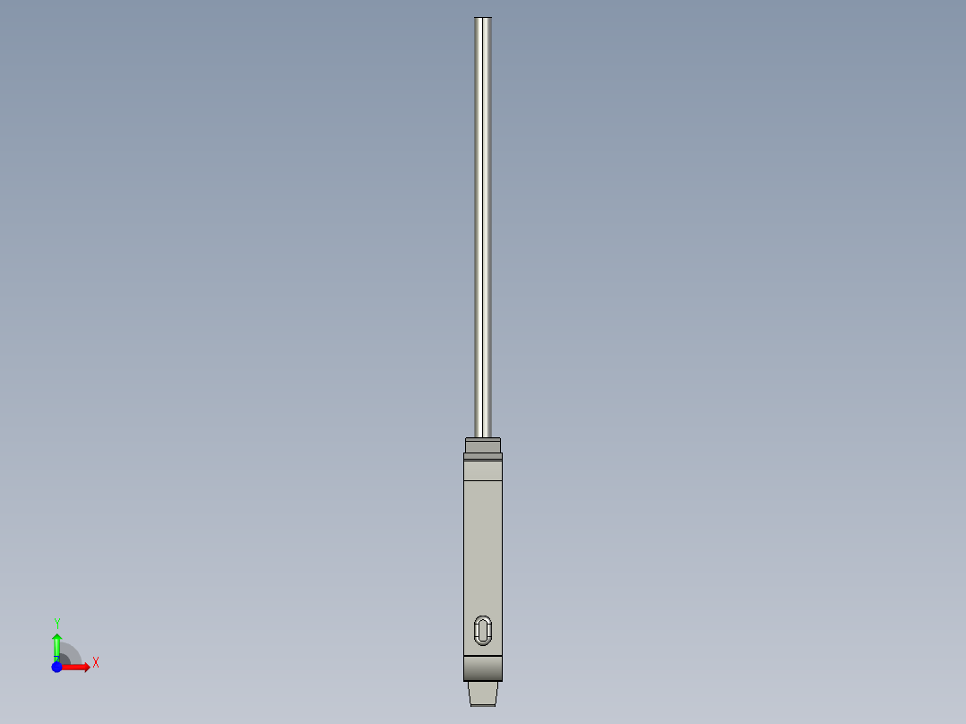 基恩士FS-M1_kc图纸模型前视图